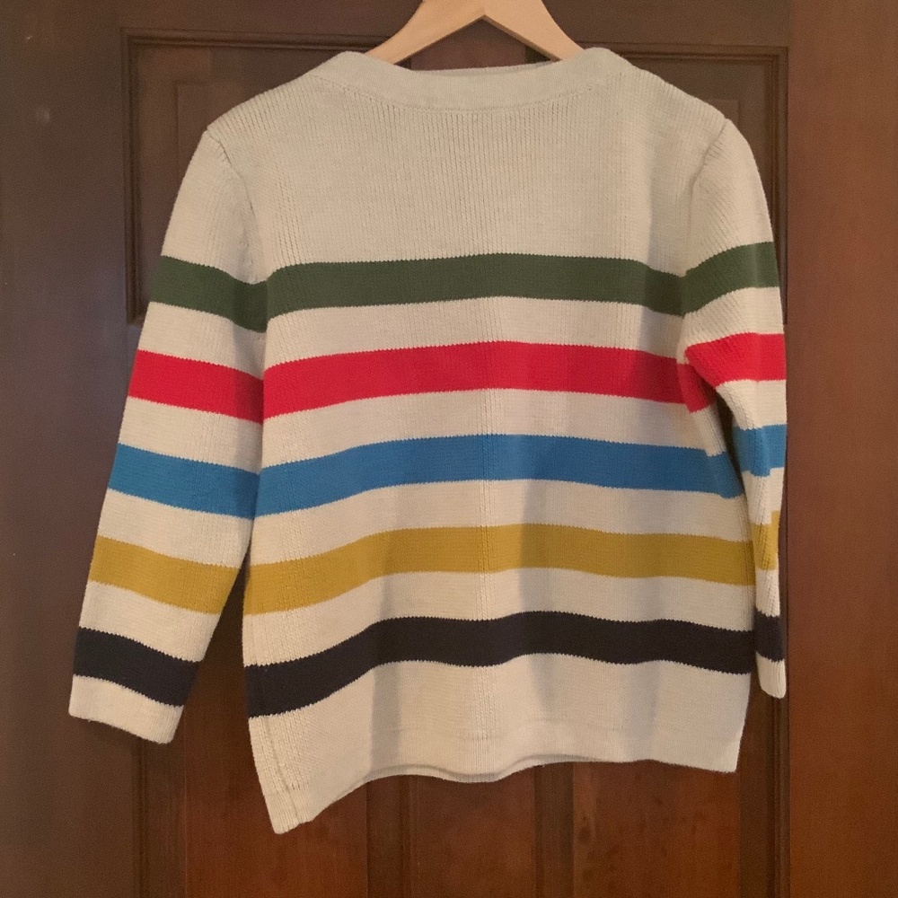 Frances Valentine Boatman Sweater Natural Multi